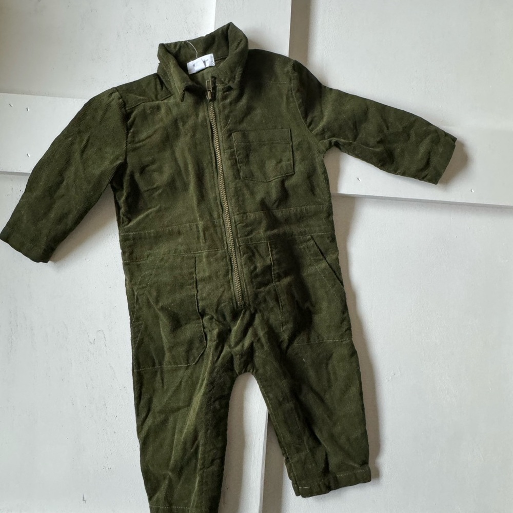 Angel Dear Forest Green Baby Outfit